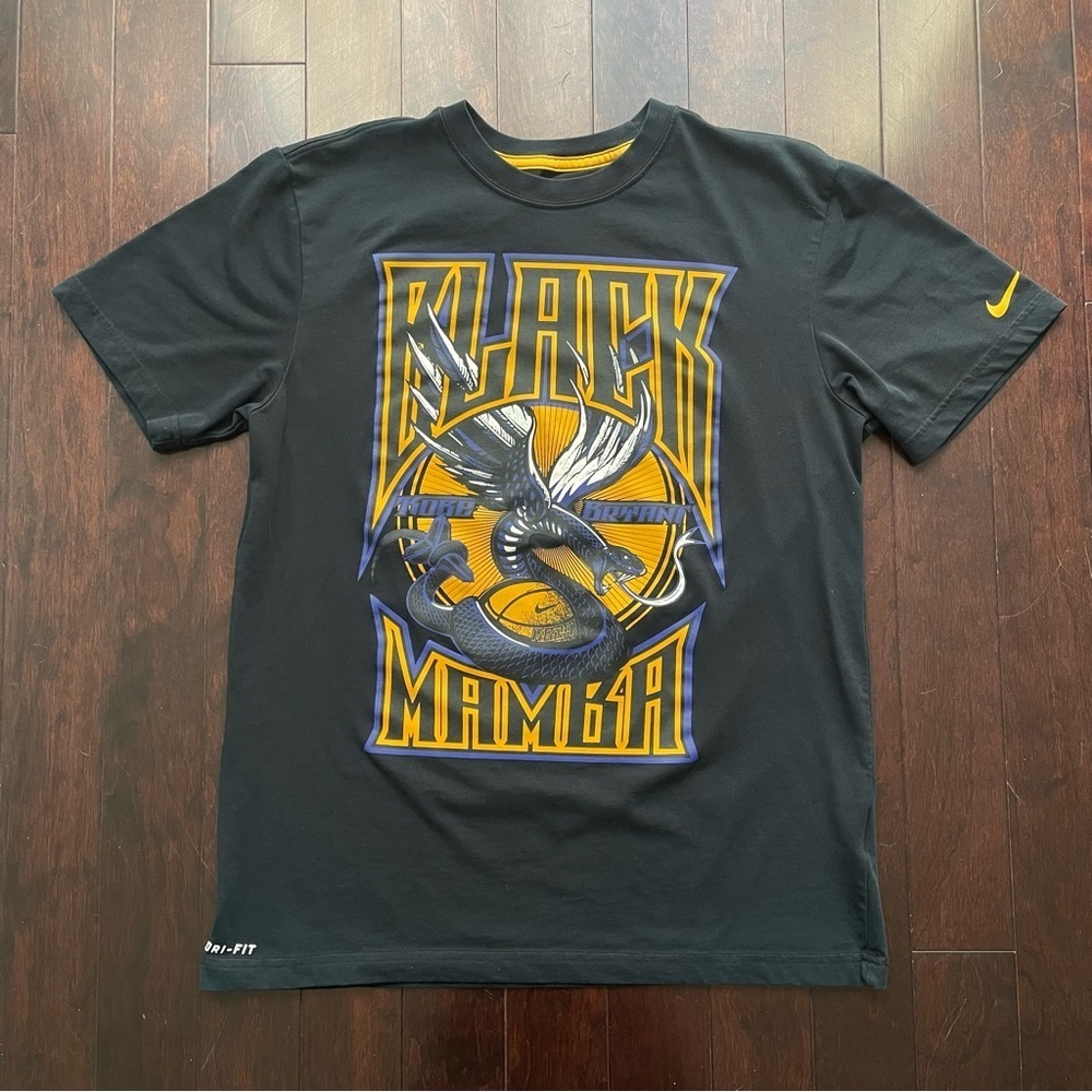 Nike Dri-Fit Men's Black Mamba Kobe T-Shirt Size M Lakers